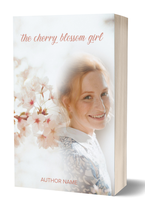 Cherry Blossoms: Ready Made Book Cover: Low cost summer romance includes eBook and paperback. Editable - includes proofreading and help to upload.