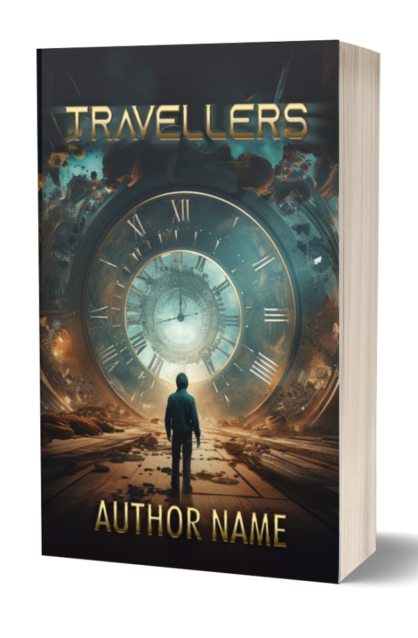 Travellers: Ready Made Book Cover: Time Travel. , Dystopian, Mystery, Fantasy, Time Travel, Futuristic