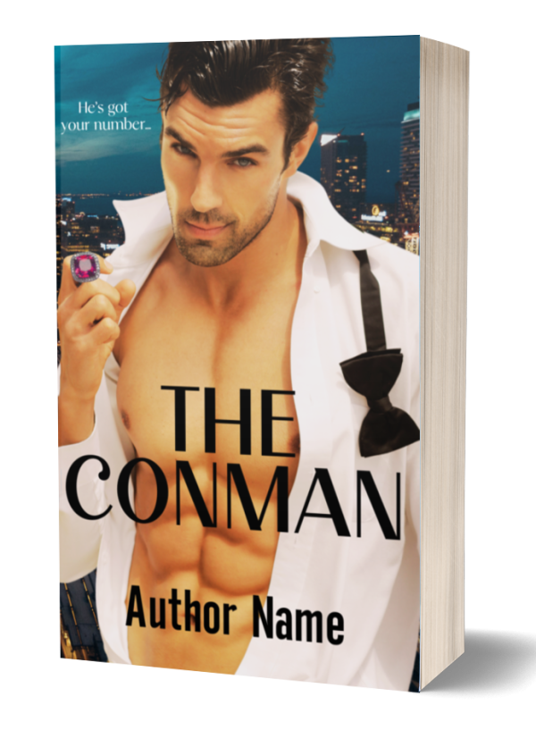 The Conman: Premade Book Cover: A sexy guy, conman, lothario or Robin Hood? Low cost book cover. Includes eBook & paperback. BookSelf