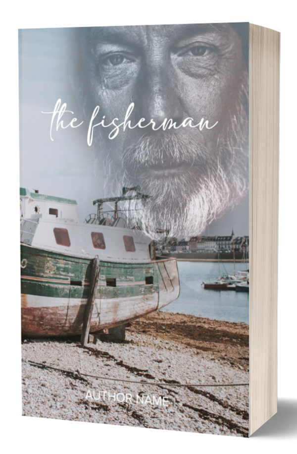 The Fisherman: Ready Made Book Cover: Genres from drama to senior romance or mystery; reminiscent of coastal holidays and intrigue.