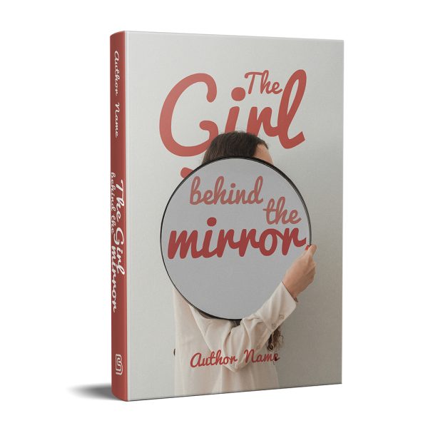 The Girl Behind The Mirror: Premade Book Cover: Suitable for chick lit, romance, literary, YA, drama fiction genres. Nuanced imagery of psycho social themes