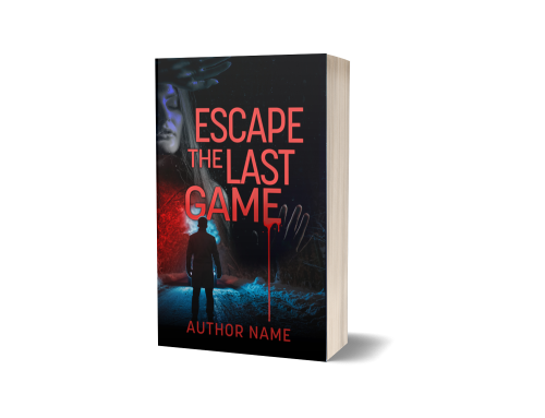 3D book cover of a thriller
