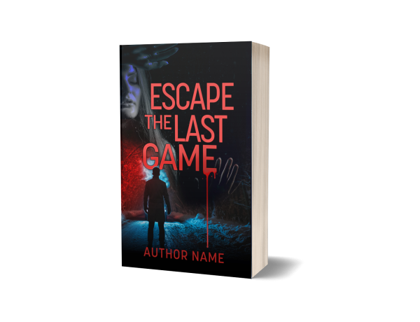 3D book cover of a thriller