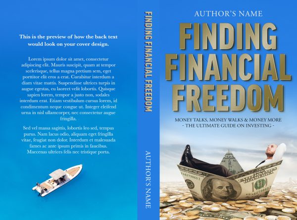 Finding Financial Freedom: Premade eBook & Paperback Book Cover - Image 2